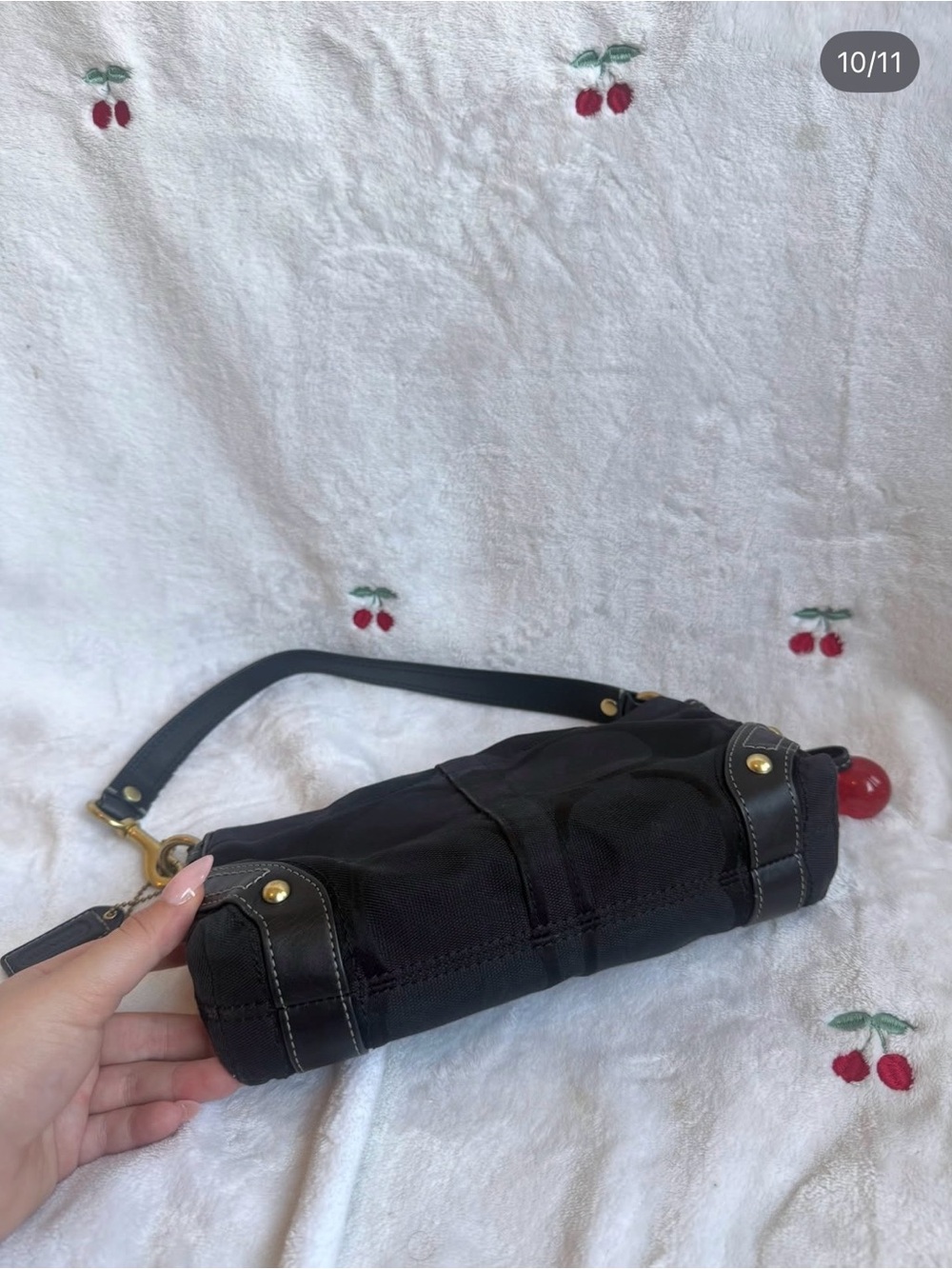 vintage coach mini carly in black - Picture 10 of 11